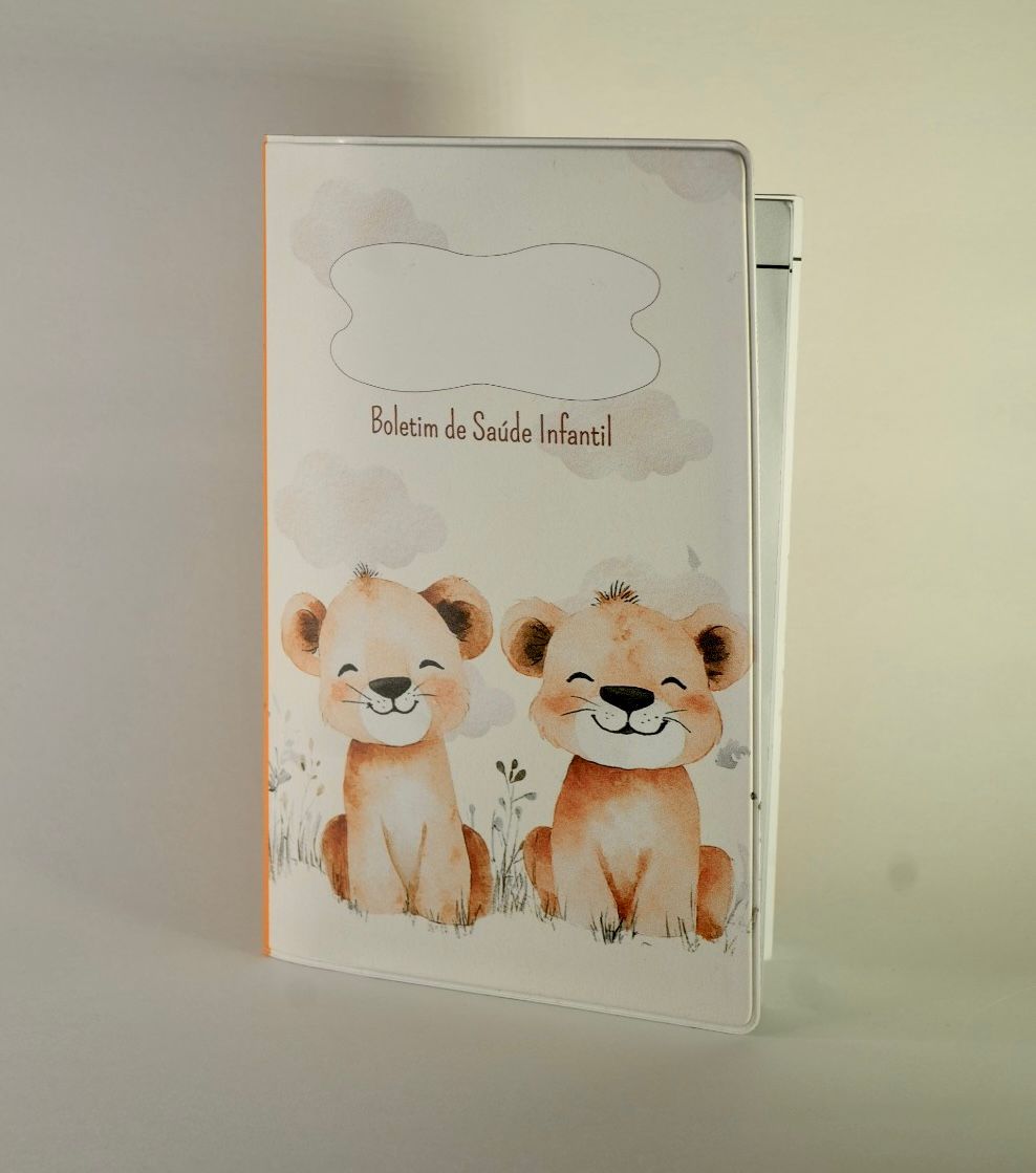 Capa para Boletim de Saúde Infantil - Leões