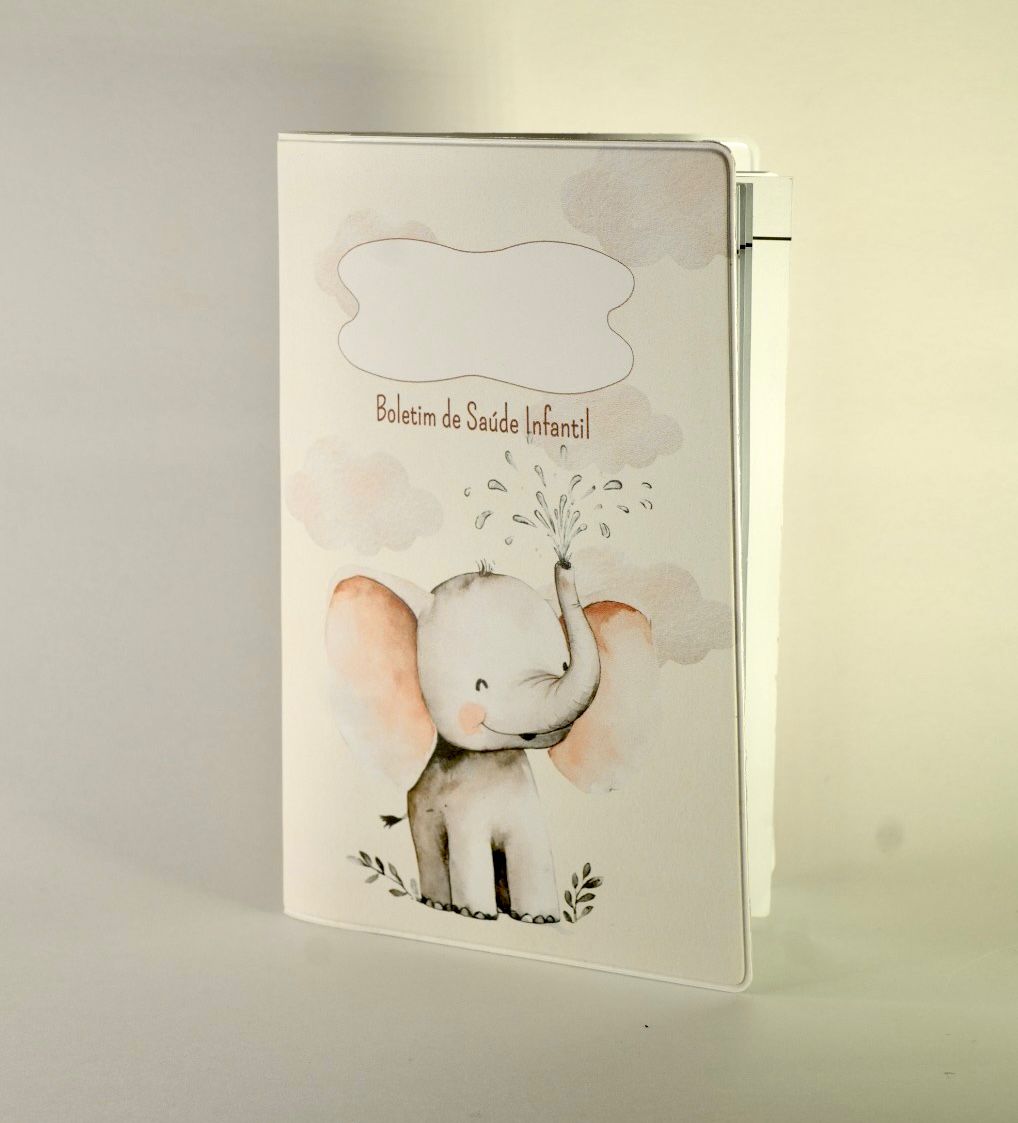 Capa para Boletim de Saúde Infantil - Elefante