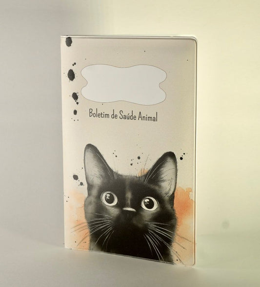 Capa para Boletim de Saúde Animal - Gato Preto