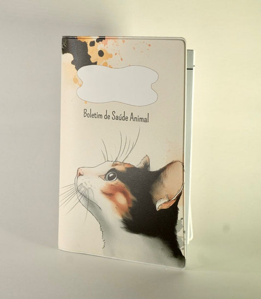 Capa para Boletim de Saúde Animal - Gato Tricolor