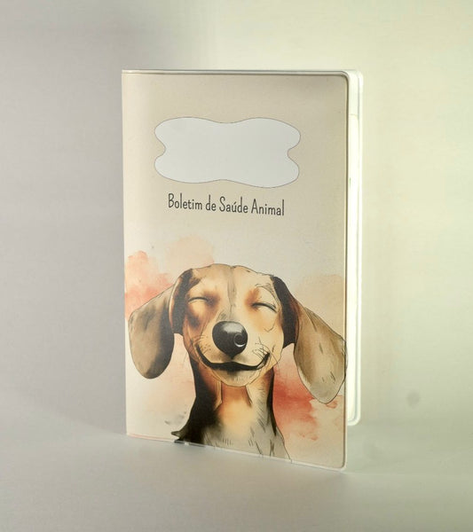 Capa para boletim de Saúde Animal - Dachshund