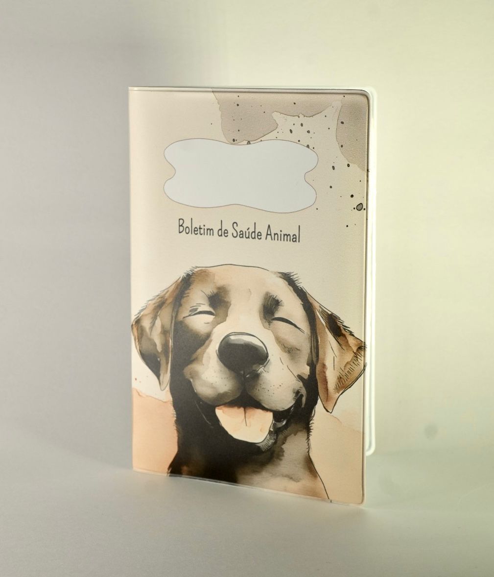 Capa para Boletim de Saúde Animal - Labrador Castanho