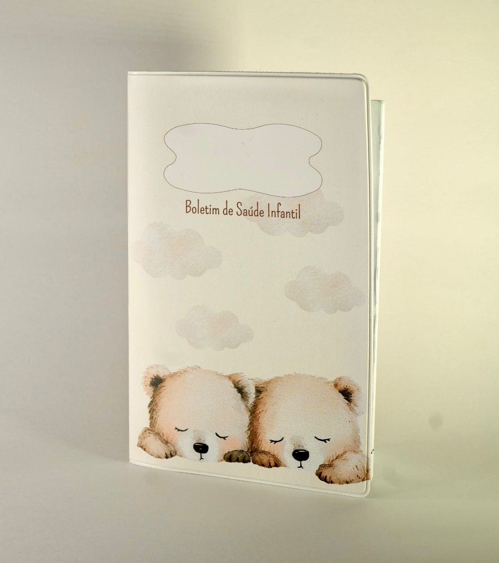 Capa para Boletim de Saúde Infantil - Ursos