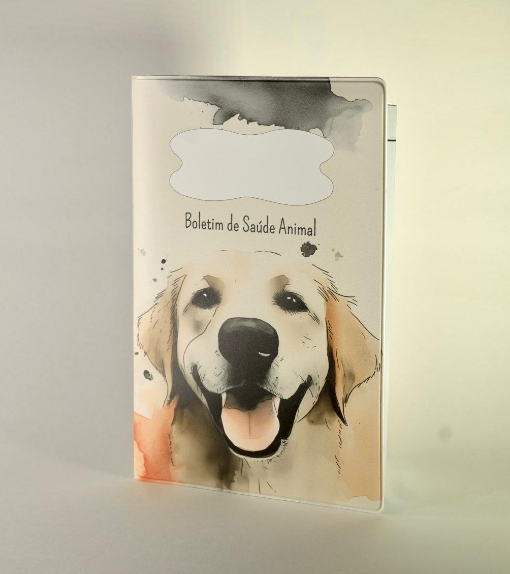 Capa para Boletim de Saúde Animal - Golden Retriever