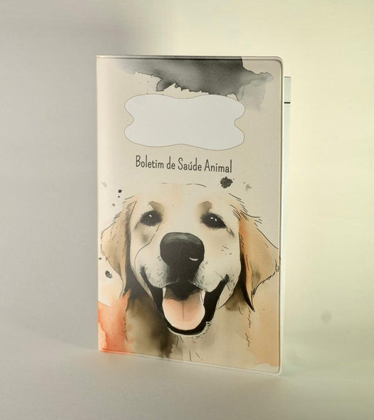 Capa para Boletim de Saúde Animal - Golden Retriever