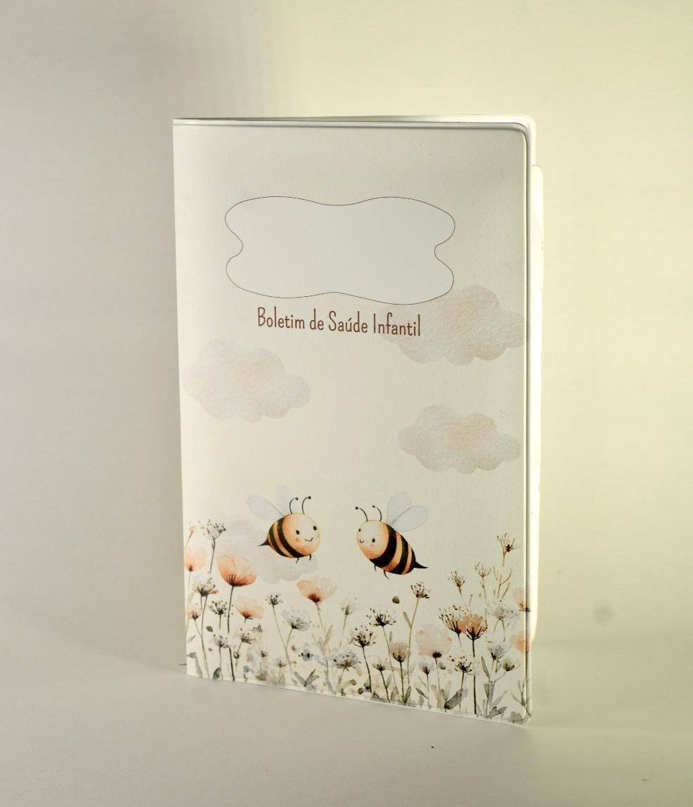Capa para Boletim de Saúde Infantil - Abelhas