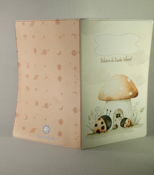 Capa para Boletim de Saúde Infantil - Joaninhas